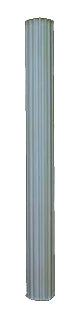 COL-10"×8' High Fluted