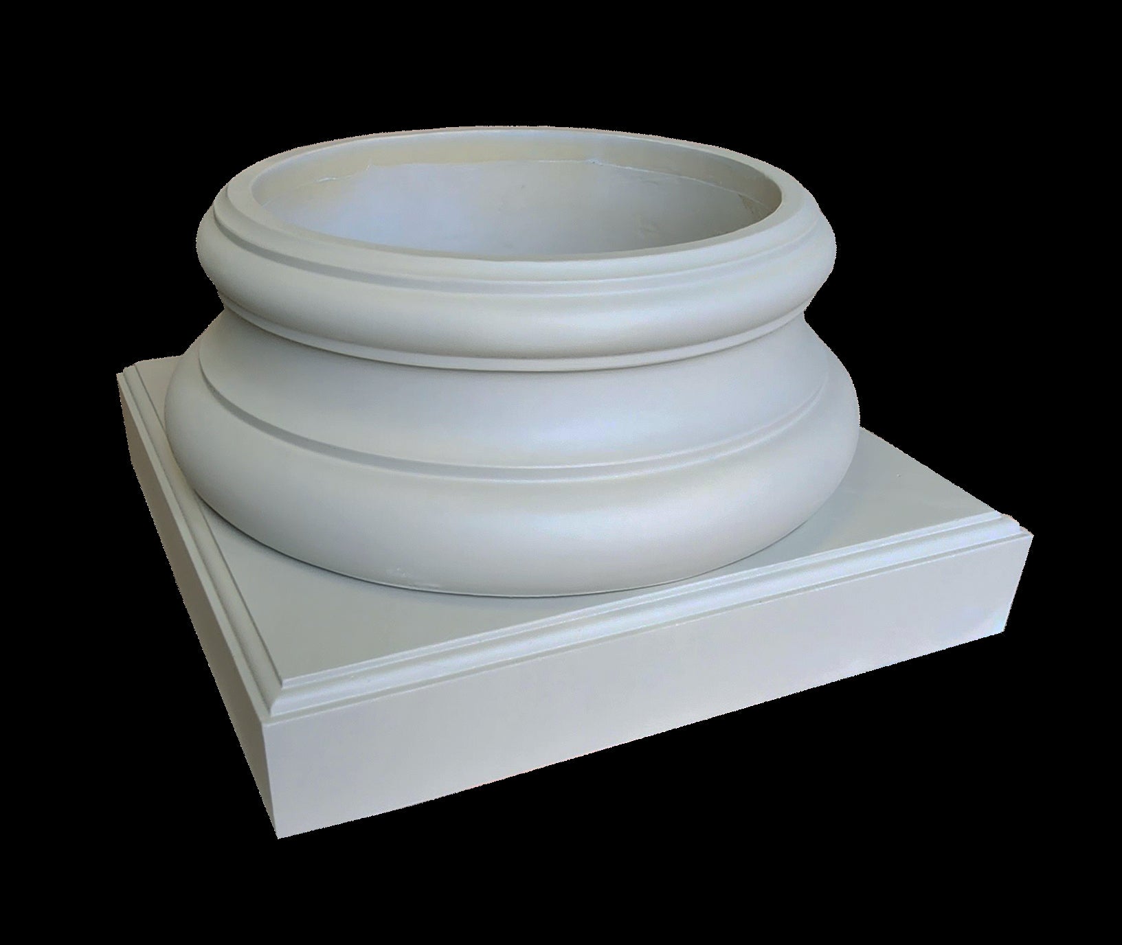Round Column Base Interlocking Base with Square around Column round 10